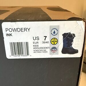 Kamik Blue and Black Winter Boots